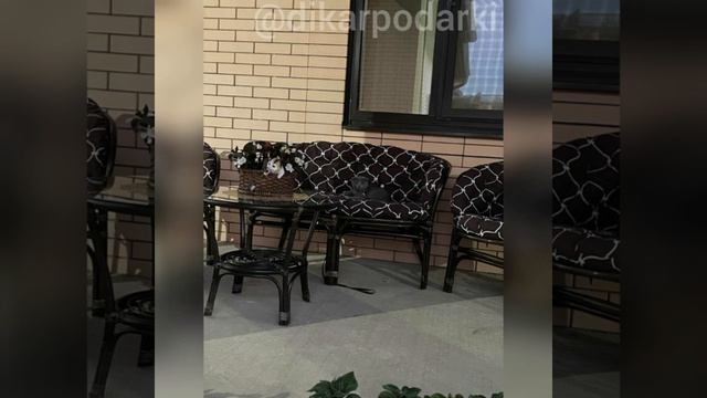 Плетеная садовая мебель из натурального ротанга. Индонезия. смотреть онлайн