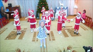 Танец морозят и снегурочки Новый Год Детский сад Утренник