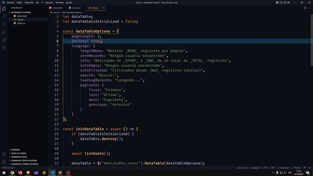 DataTables para principiantes: Tablas dinámicas | Instalación, Bootstrap, idiomas, controles ✅ смотреть онлайн