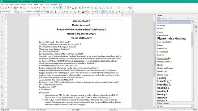 Tutorial exercise: Styles in Writer - LibreOffice 6.4 смотреть онлайн