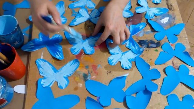 Бабочки из бумаги смотреть онлайн