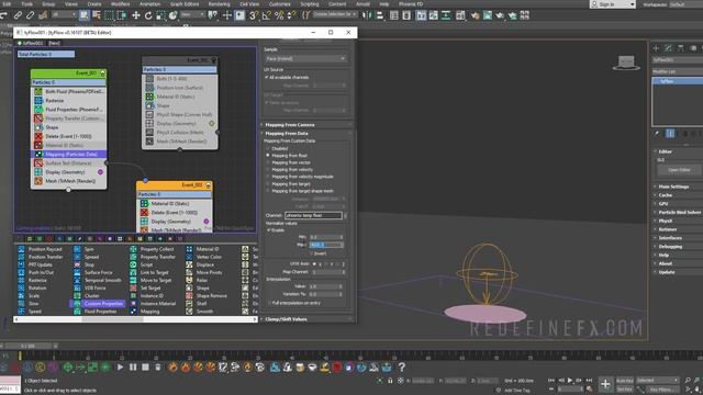 32_Voxel Explosion _ Rasterize _ Fluid Properties _ Property Transfer - RedefineFX смотреть онлайн