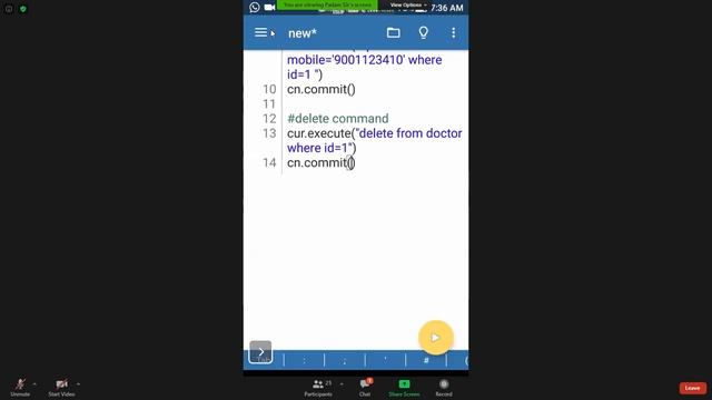 My sql Python connector by Padam Sir смотреть онлайн