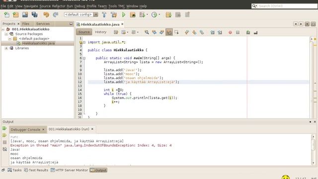 MOOC opetusvideo: ArrayList смотреть онлайн