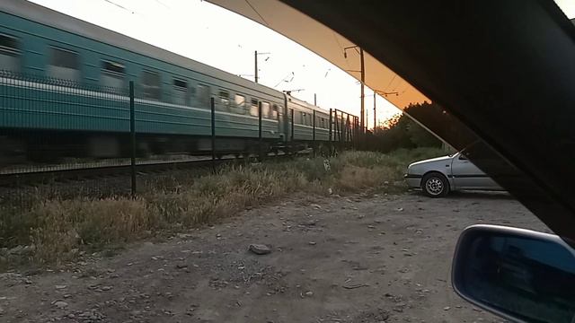 Проследование скорого поездаN27 сообщением Нур-Султан Нурлы-Жол Туркестан под управлением KZ4AT 001 смотреть онлайн