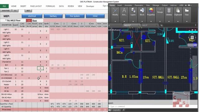 21 How to make Quantities Surveying for ELECTRICAL WORKS by CMS смотреть онлайн