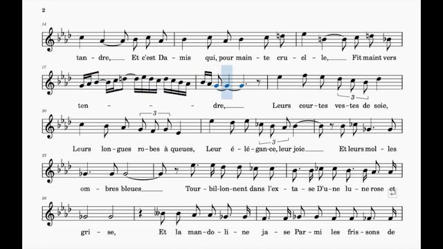 Mandoline (Fauré) | A♭Major | Trinity Grade 7 | Group D | 84 bpm | Sing-Along смотреть онлайн