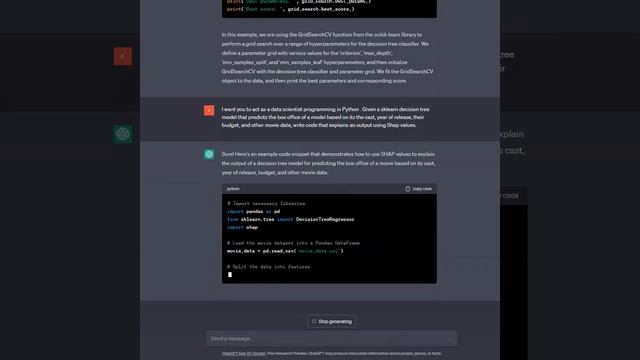 ChatGPT 5 - Prompts for machine learning workflow смотреть онлайн