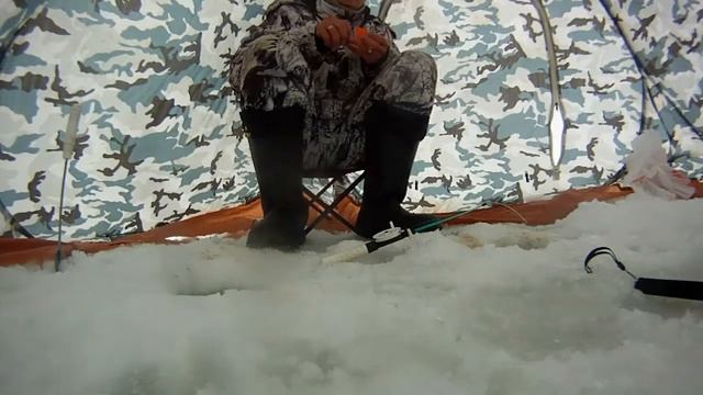 Ловим плотву на Можайском водохранилище 31.03.2018г смотреть онлайн