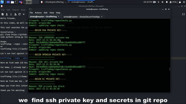 GITHUB RECON TOOL | TRUFFLEHOG | FINDING SECRETS AND API KEYS смотреть онлайн