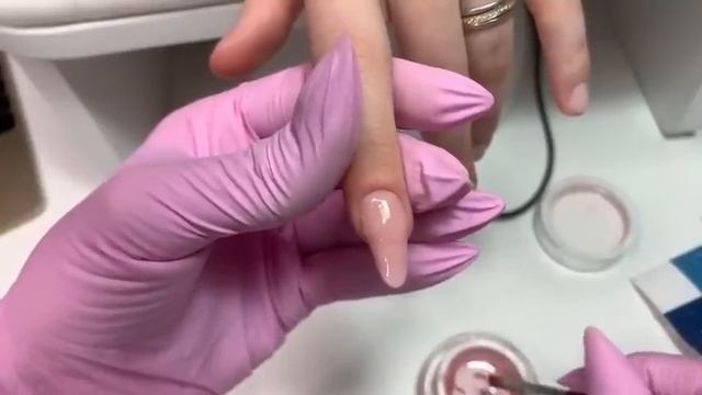 Наращивание ногтей гелем | ФОРМА МИНДАЛЬ