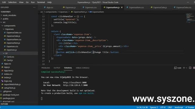Lecture 11 React js UseState | reactjs interview questions and answers смотреть онлайн