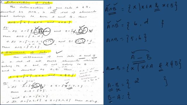 Set Operations - Union, Intersection, Difference, Complement & Symmetric Difference - Discrete Mat смотреть онлайн
