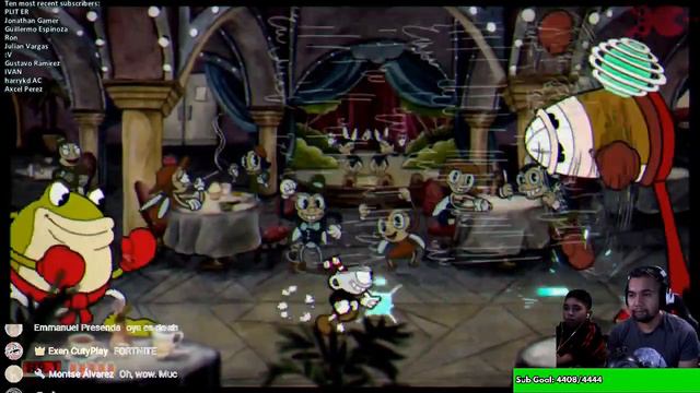CUPHEAD - como vencer Vegetales, Ranas boxeadoras y pelota azul. how to win смотреть онлайн