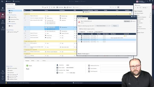Check Point | How to delete objects from rulebase смотреть онлайн