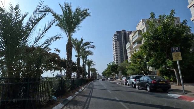 [4K] Hadera. City Trips. Small Review ?? Хадера. Катаемся по городу #israel #hadera #city #хадера