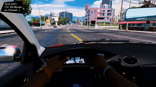 Ford Focus SVT ? GTA V MOD 4K/60FPS GTX 1080Ti _REVIEW смотреть онлайн