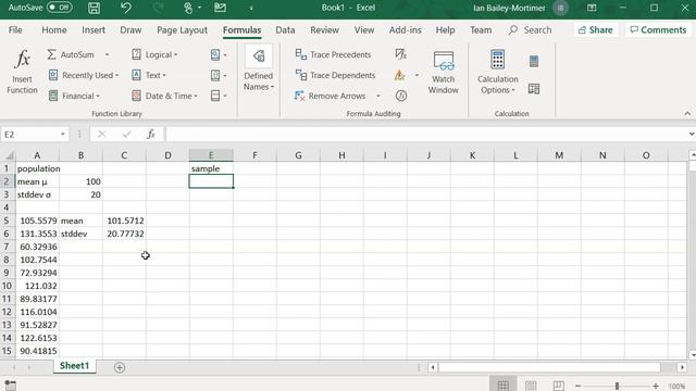Making a normal distribution sampling simulation spreadsheet смотреть онлайн