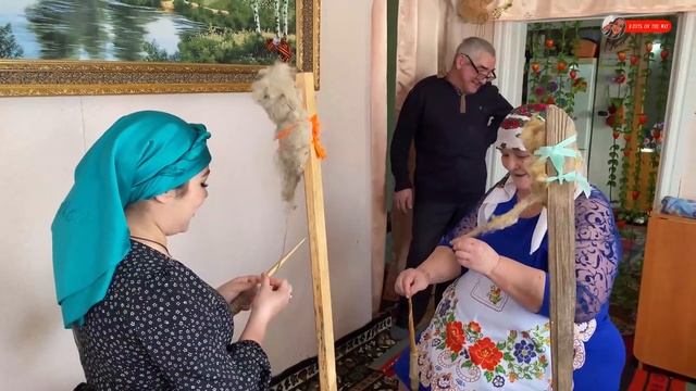 ЖИЗНЬ В ТАТАРСКОЙ ДЕРЕВНЕ !Балиш с тыквой и БАУРСАК! Лапша с гусем! Национальная еда..mp4