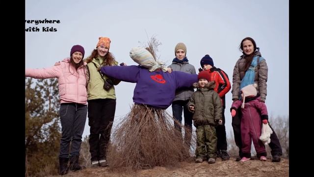 Масленица на природе с детьми и родителями. смотреть онлайн