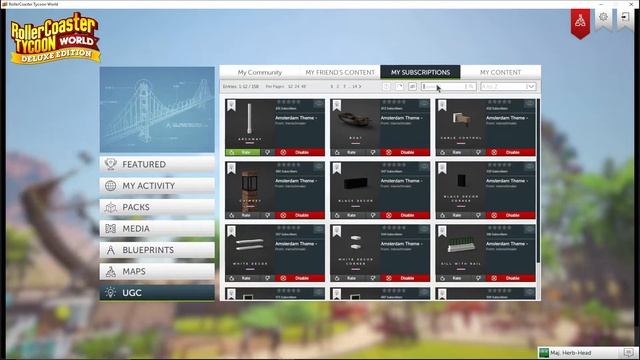 RCTW - RollerCoaster Tycoon World - How to get UGC working in game смотреть онлайн
