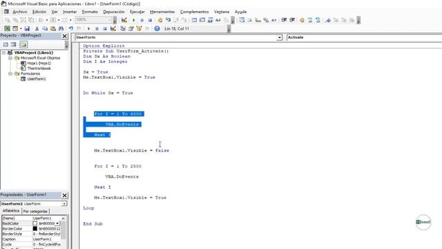 Efecto Parpadeo de Control TextBox смотреть онлайн
