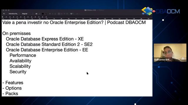 Vale a pena investir no Oracle Enterprise Edition? | Podcast DBAOCM смотреть онлайн