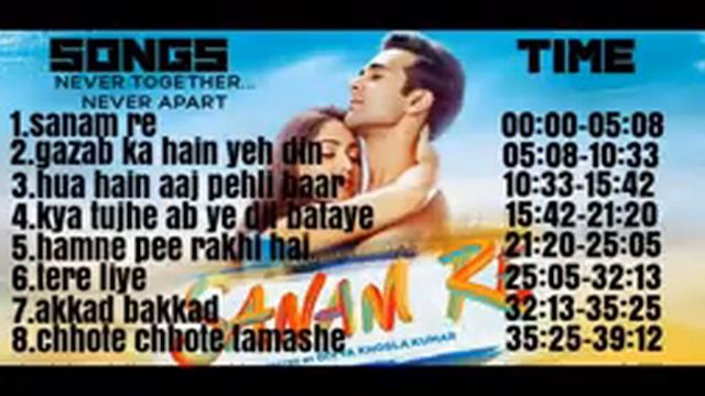 'SANAM RE' Songs || JUKEBOX || Pulkit Samrat, Yami Gautam || Divya Khosla Kumar смотреть онлайн