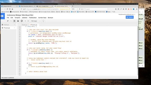 02 Live Coding Bot Telegram - Fitur Baru: Channel Discuss dan Pinned Group смотреть онлайн
