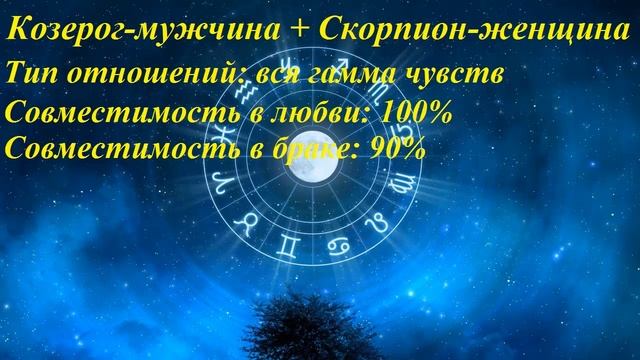 Совместимость Козерог-мужчина и Скорпион-женщина смотреть онлайн