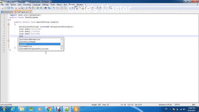 Array List In Java смотреть онлайн