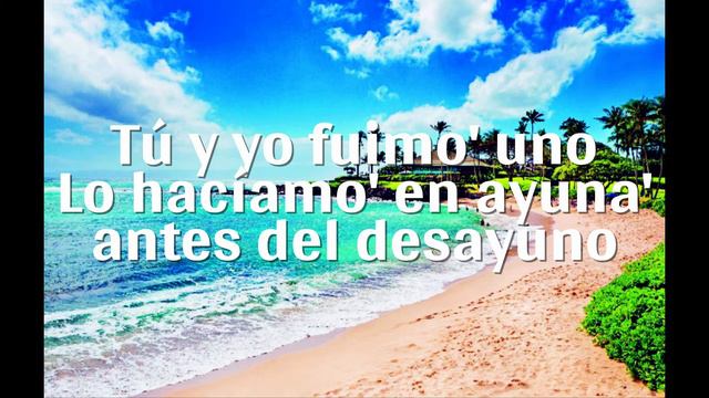 Hawai - Maluma (letra/Lyrics)