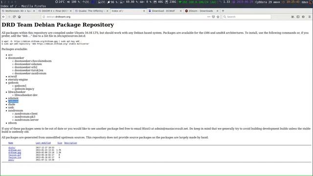 Wolfenstein 3D, Doom и Quake на Ubuntu смотреть онлайн