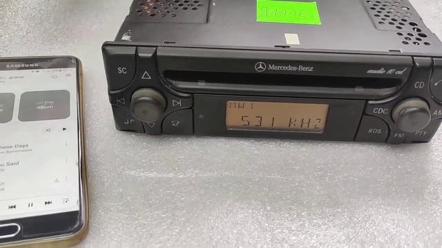 Mercedes Audio 10 CD, MF-2910 Bluetooth смотреть онлайн