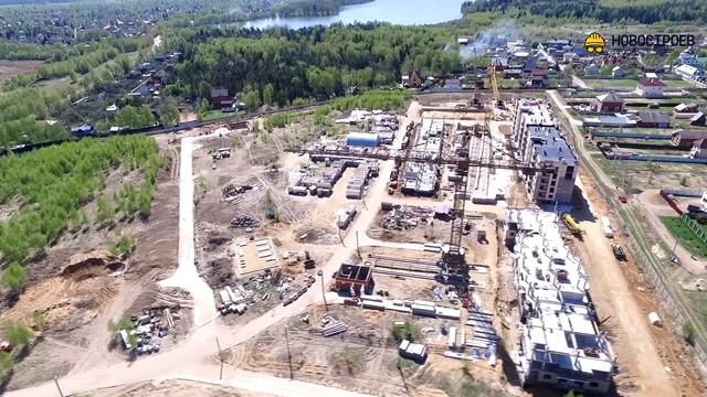 Аэросъемка ЖК "Новое Бисерово 2", 07.05.2017 смотреть онлайн