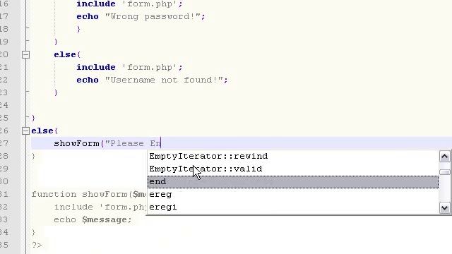 PHP Tutorial Video 17: Login Form 4: Creating a function to minimize redundancy. смотреть онлайн