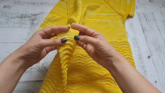 Футболка спицами из пряжи Vita Cotton COCO Print // Как я её вязала смотреть онлайн