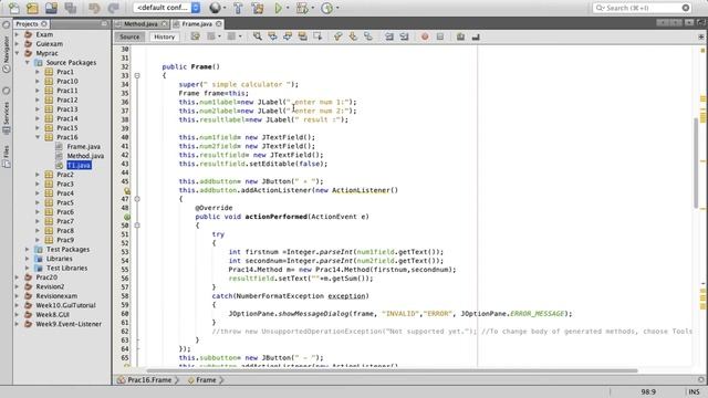 SIMPLE CALCULATOR USING JAVA SWING | JAVA GUI смотреть онлайн