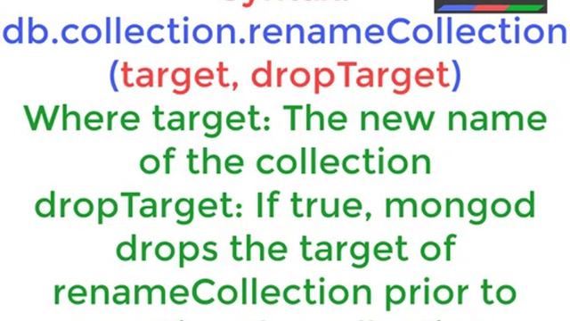 14. MongoDB DBA Tutorials: How to Rename collection in MongoDB смотреть онлайн