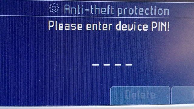 Blaupunkt Fx Ford Focus PIN code смотреть онлайн