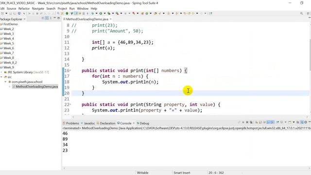 17. Method Overloading смотреть онлайн