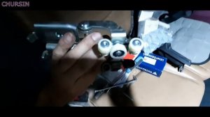 Mercedes sprinter w903 OM611 Боковая дверь, замена ролика.