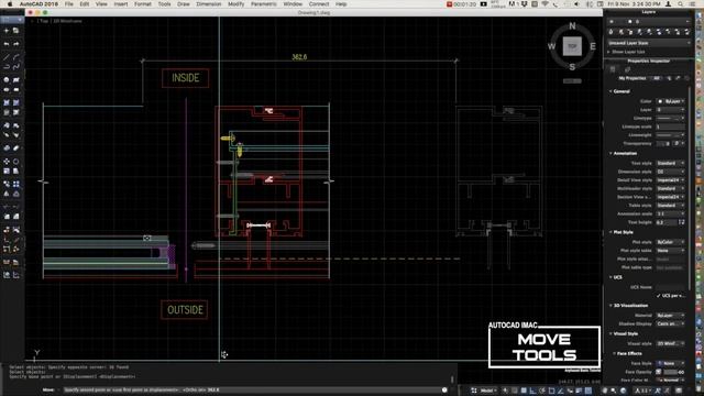 MOVE TOOLS IN AUTOCAD IMAC смотреть онлайн