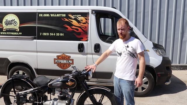 Мотоцикл Simson AWO 425 S. Восстановлен мотоателье Ретроцикл смотреть онлайн