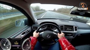 Mercedes-Benz ML 350 CDI W166 | TOP SPEED & ACCELERATION 0-100 on German Autobahn | POV by NoLimit4