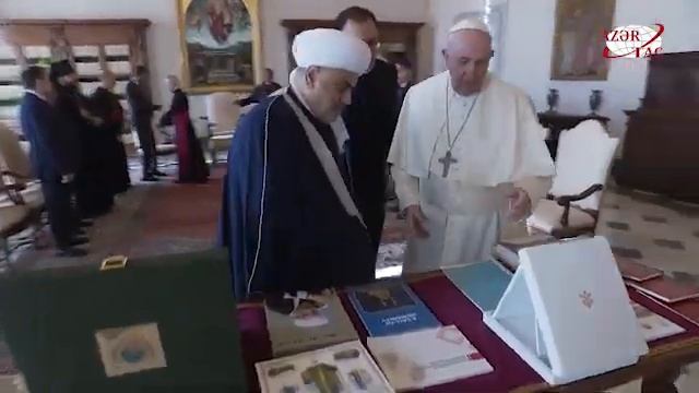 Шейх уль-ислам Аллахшукюр Пашазаде встретился в Ватикане с Папой Римским Франциском смотреть онлайн