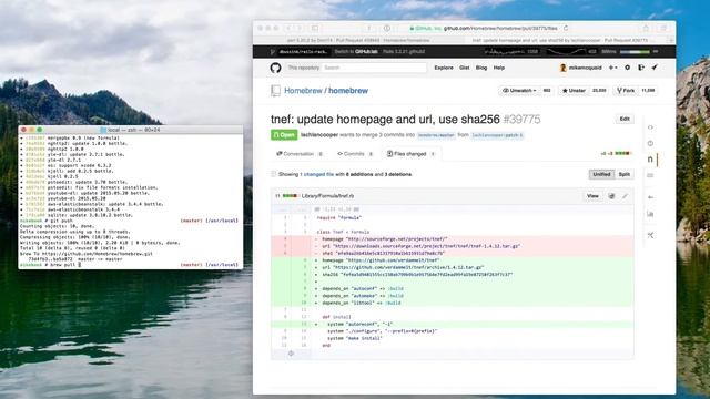 Homebrew Pull Requests смотреть онлайн