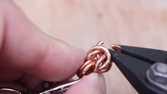 How To Make Byzantine Chain Mail Maille Bracelet or Necklace - Best Tutorial in 1080 HD Macro смотреть онлайн