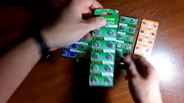 Батарейки AG3 AG10 AG13 с AliExpress