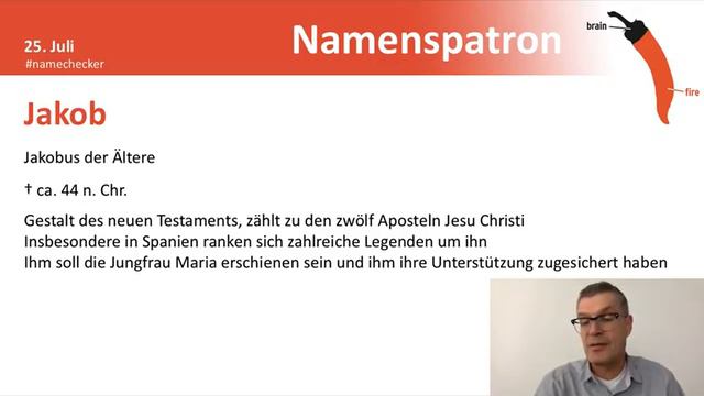Namenstag Jakob, Jacob, Jacqueline, Jaqueline und James смотреть онлайн